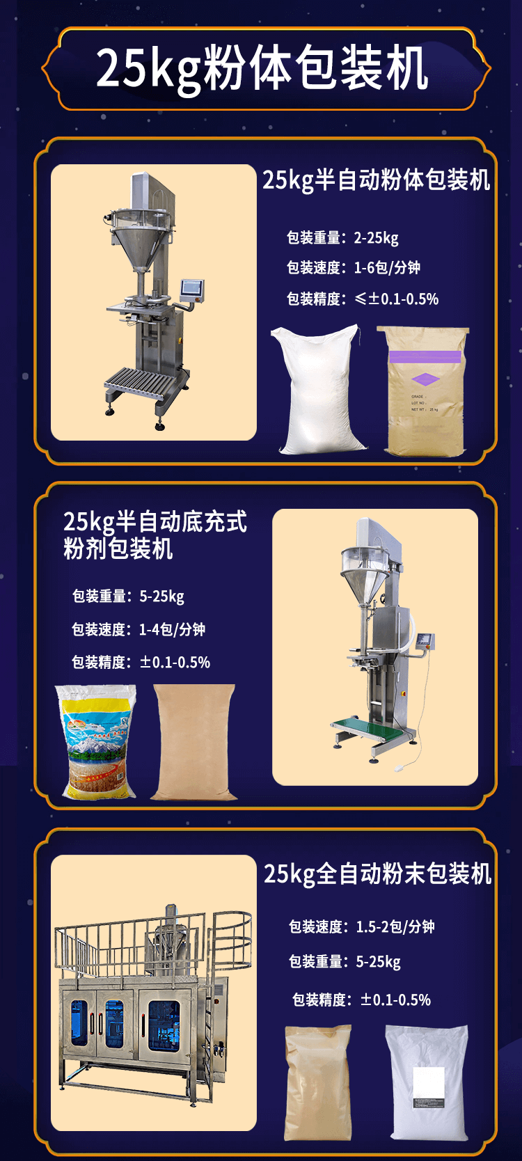 25kg粉劑包裝機